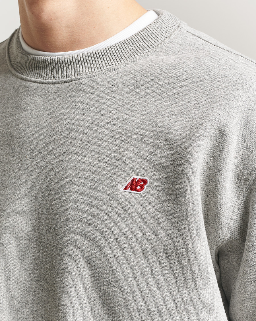Homme | Pulls Et Tricots | New Balance Made In US & UK | New Balance Made In USA Core Sweatshirt Athletic Grey