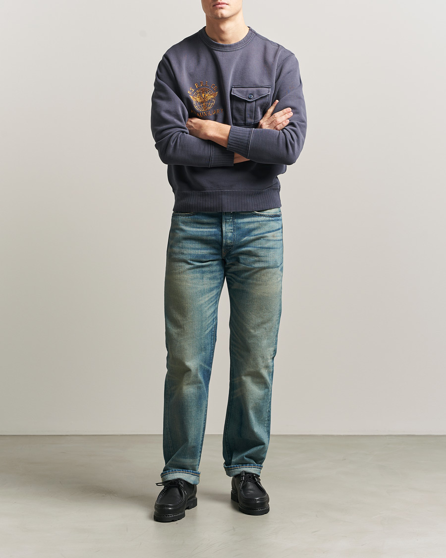 Homme | Jeans | RRL | Straight Fit 5-Pocket Denim Milner Wash