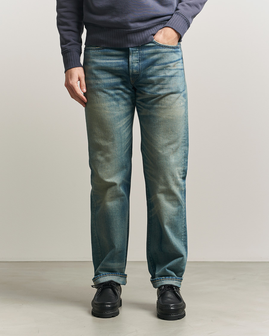 Homme | Jeans | RRL | Straight Fit 5-Pocket Denim Milner Wash