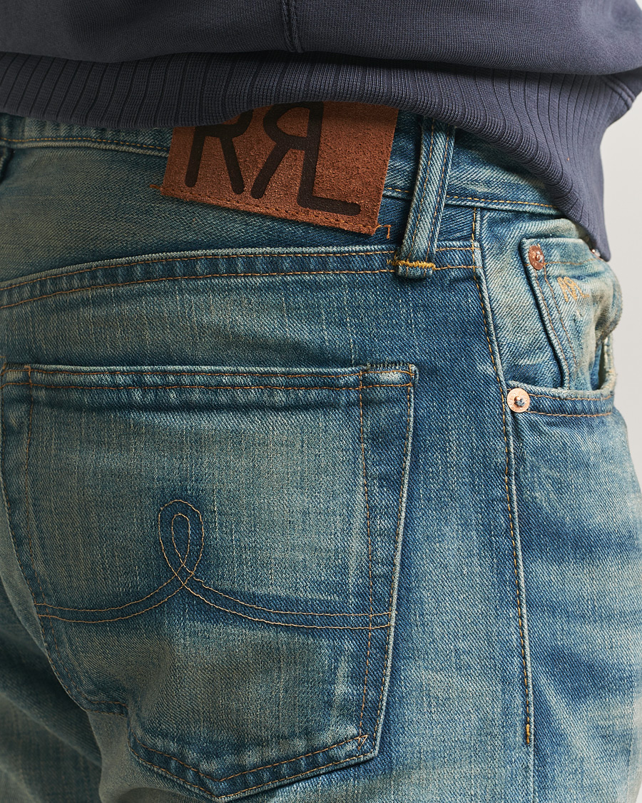 Homme | Jeans | RRL | Straight Fit 5-Pocket Denim Milner Wash