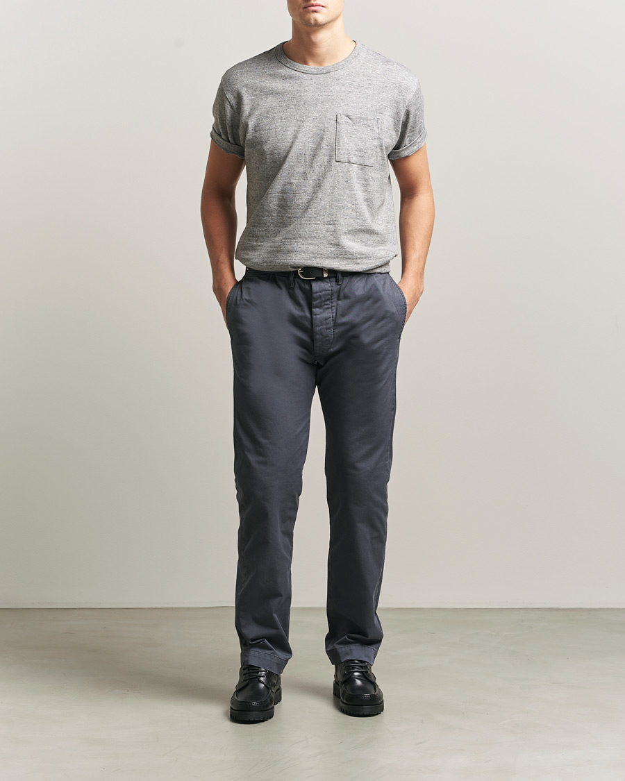 Homme | Pantalons | RRL | Officers Flat Pants Navy