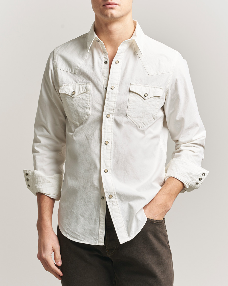 Homme | Chemises | RRL | Buffalo Western Shirt White