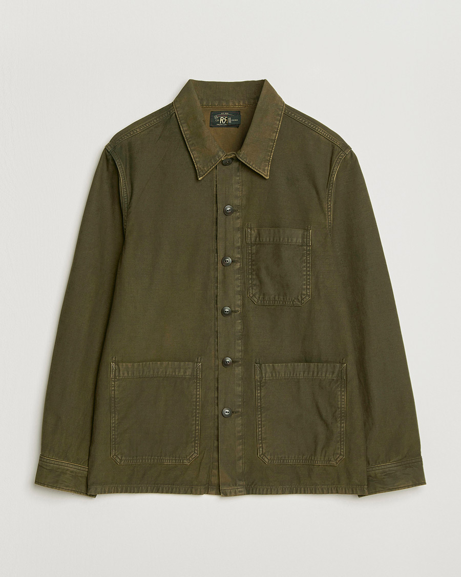 Homme | Chemises | RRL | Asher Overshirt Washed Brown