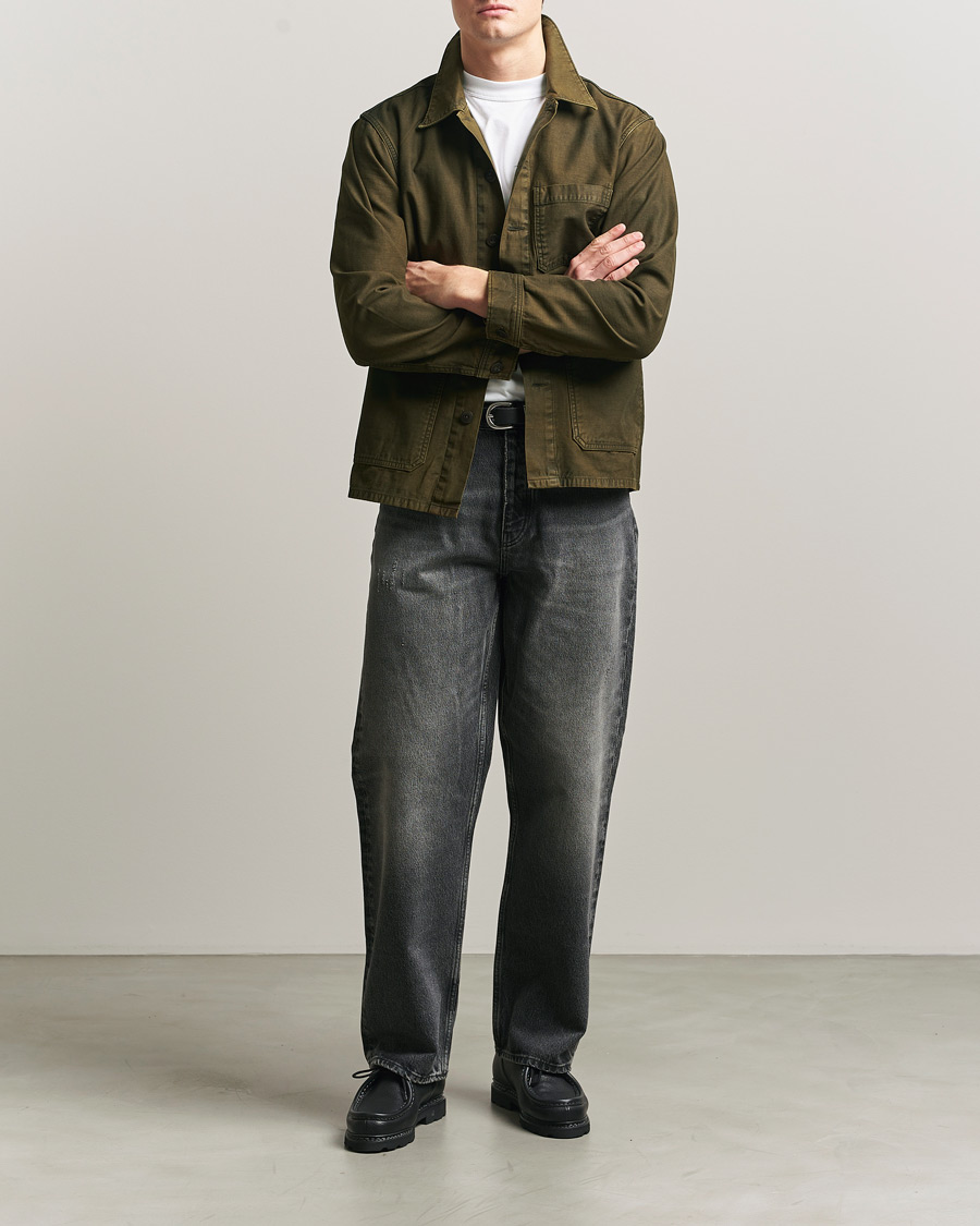 Homme | Chemises | RRL | Asher Overshirt Washed Brown