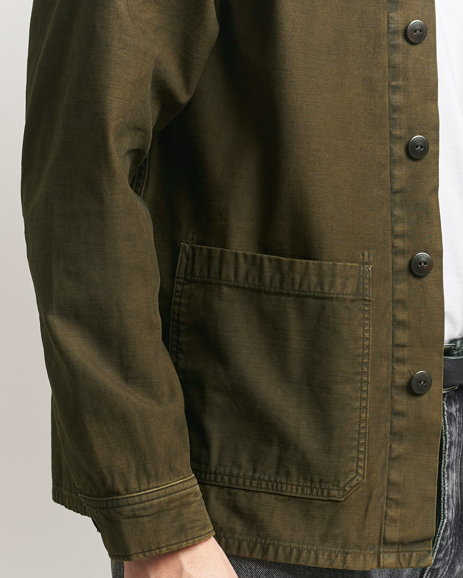 Homme | Chemises | RRL | Asher Overshirt Washed Brown