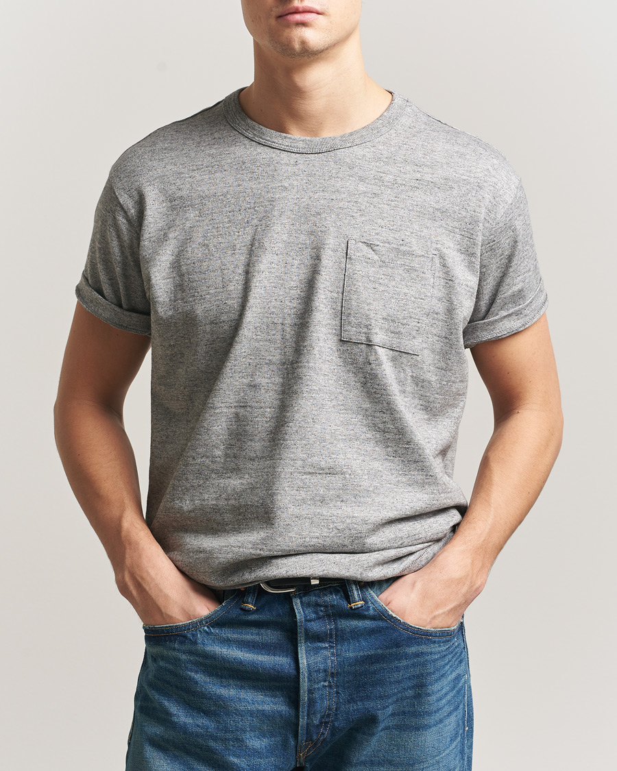 Homme | T-shirts | RRL | 2-Pack Pocket Tee Heather Grey