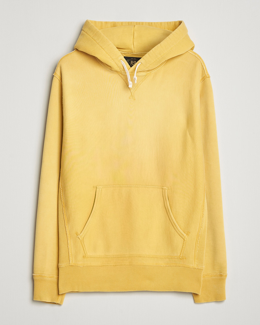 Homme | Pulls Et Tricots | RRL | Hooded Sweatshirt Campus Yellow