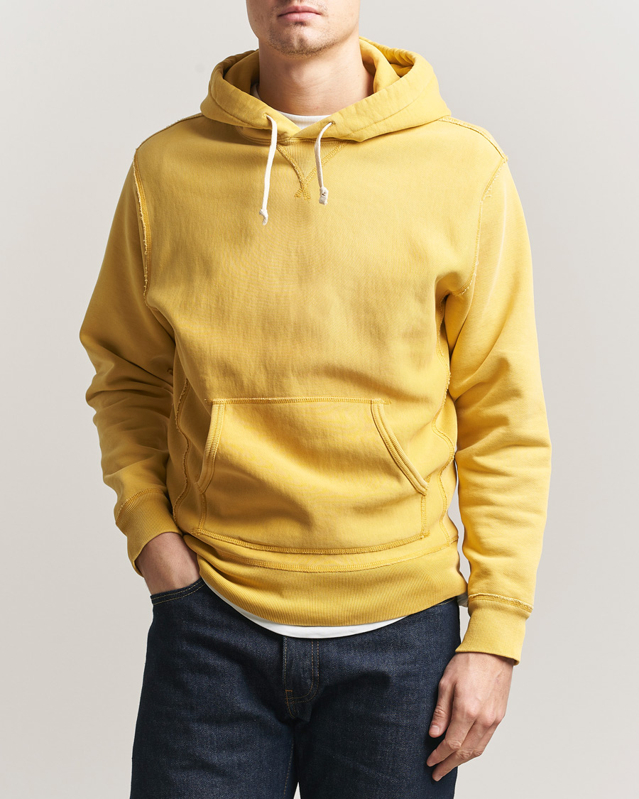 Homme | Pulls Et Tricots | RRL | Hooded Sweatshirt Campus Yellow