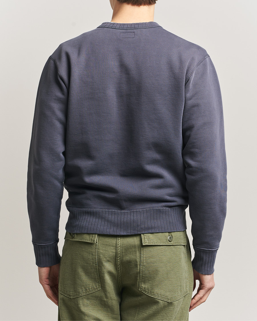 Homme | Pulls Et Tricots | RRL | Training Crew Sweatshirt Faded Blue