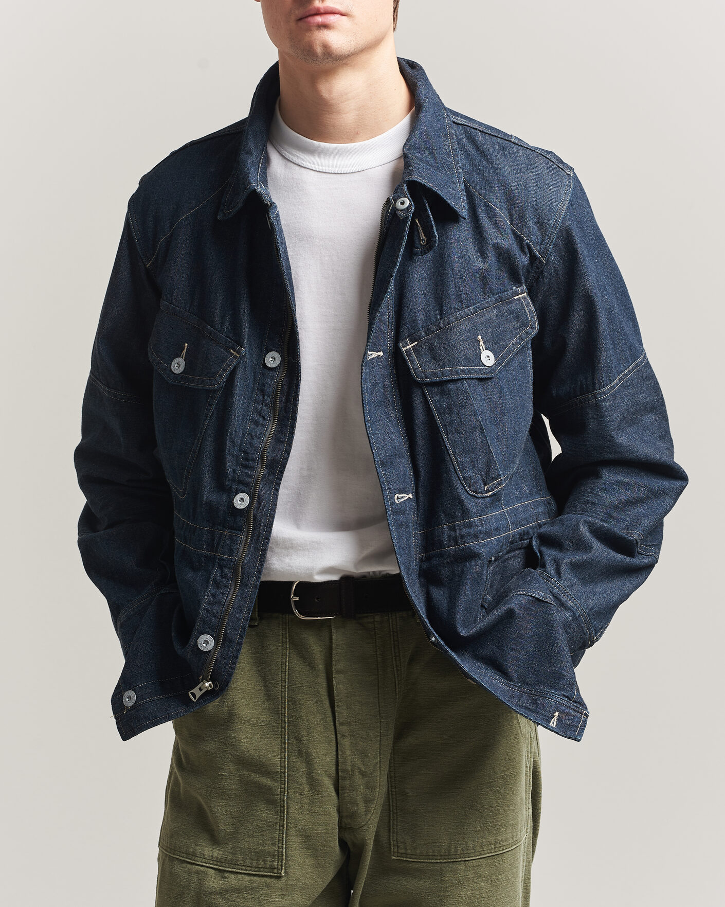 Homme | Manteaux Et Vestes | RRL | Bannerman Denim Field Jacket Medium Wash