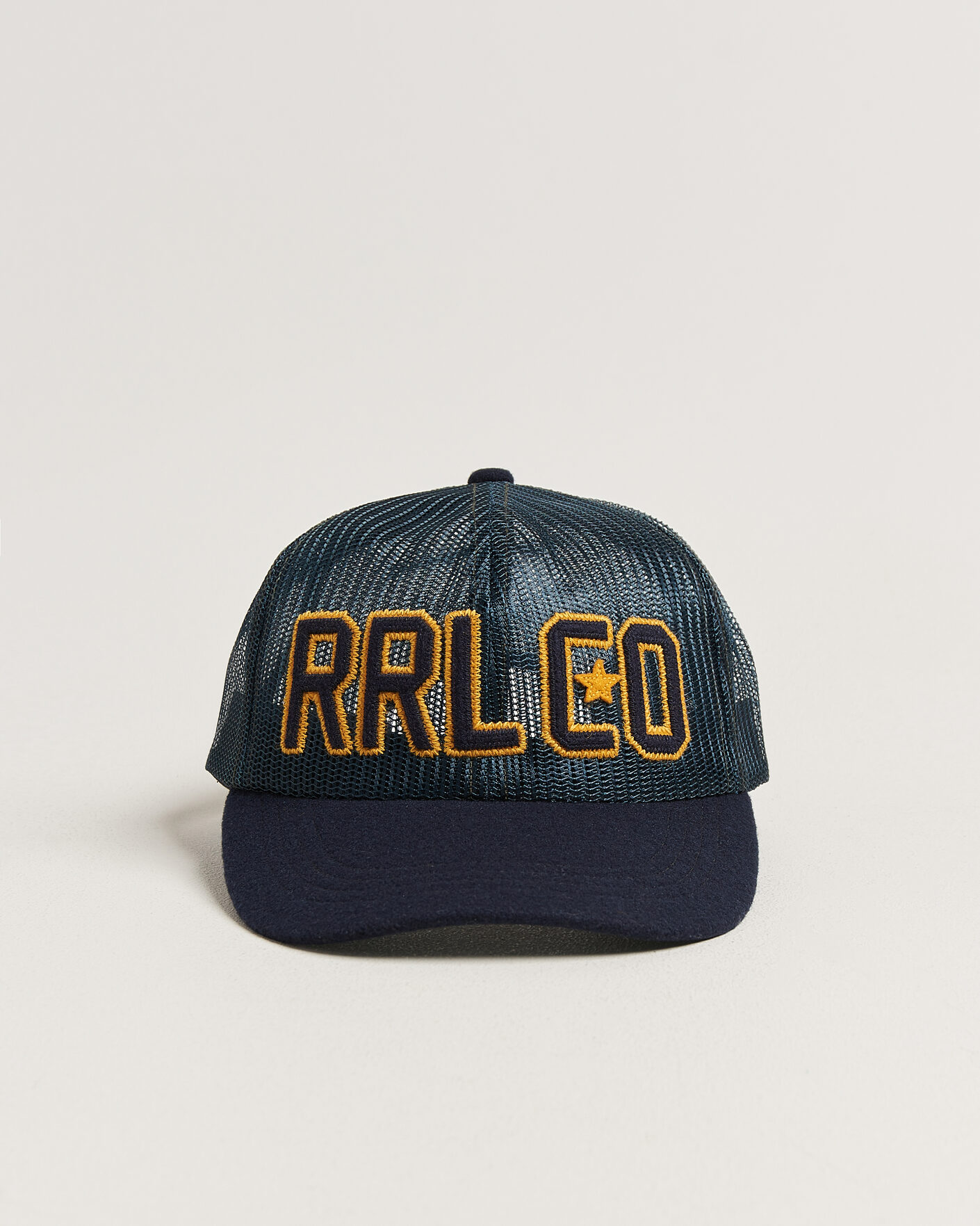 Homme | Bobs Et Casquettes | RRL | Mesh Trucker Cap Navy
