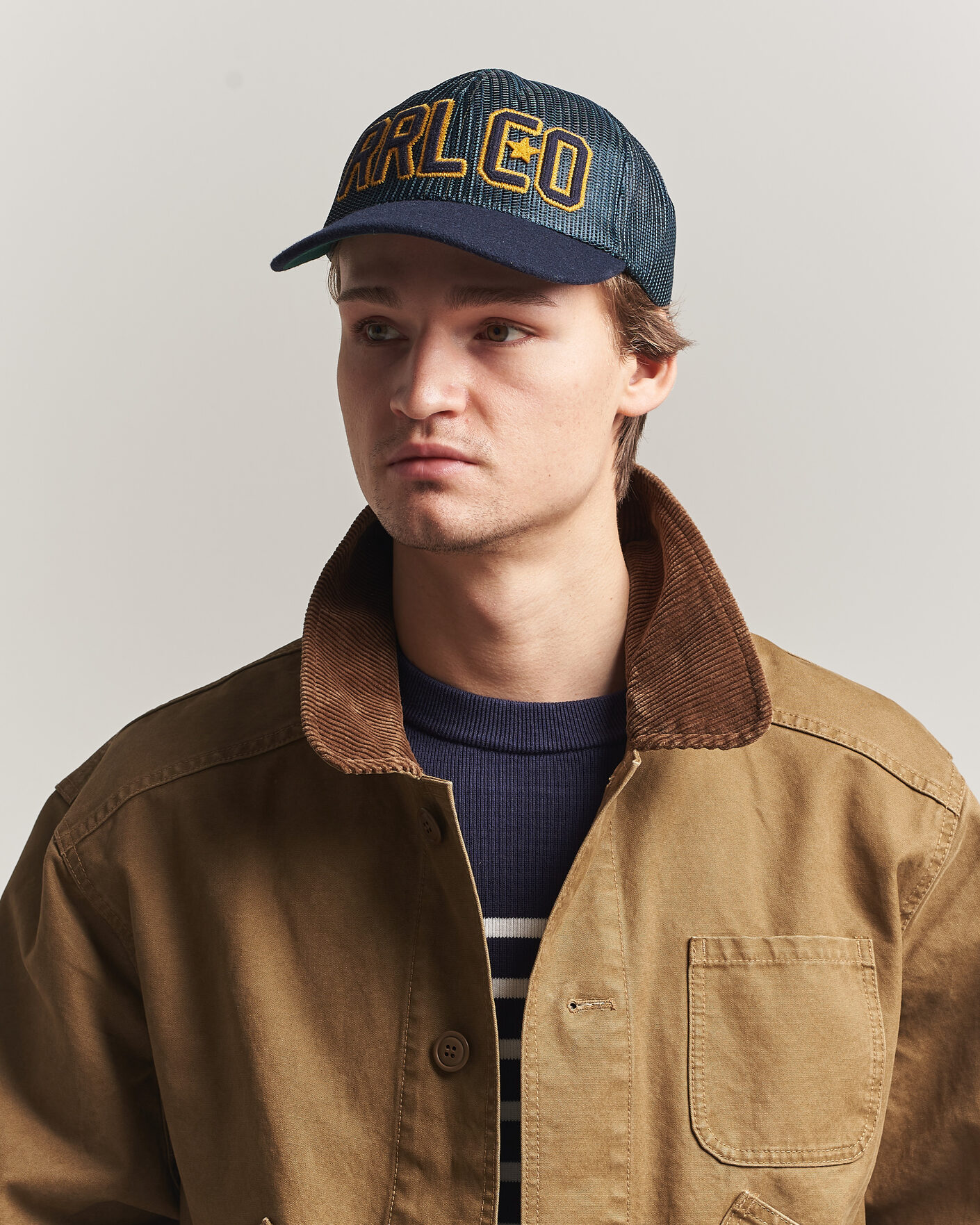 Homme | Bobs Et Casquettes | RRL | Mesh Trucker Cap Navy