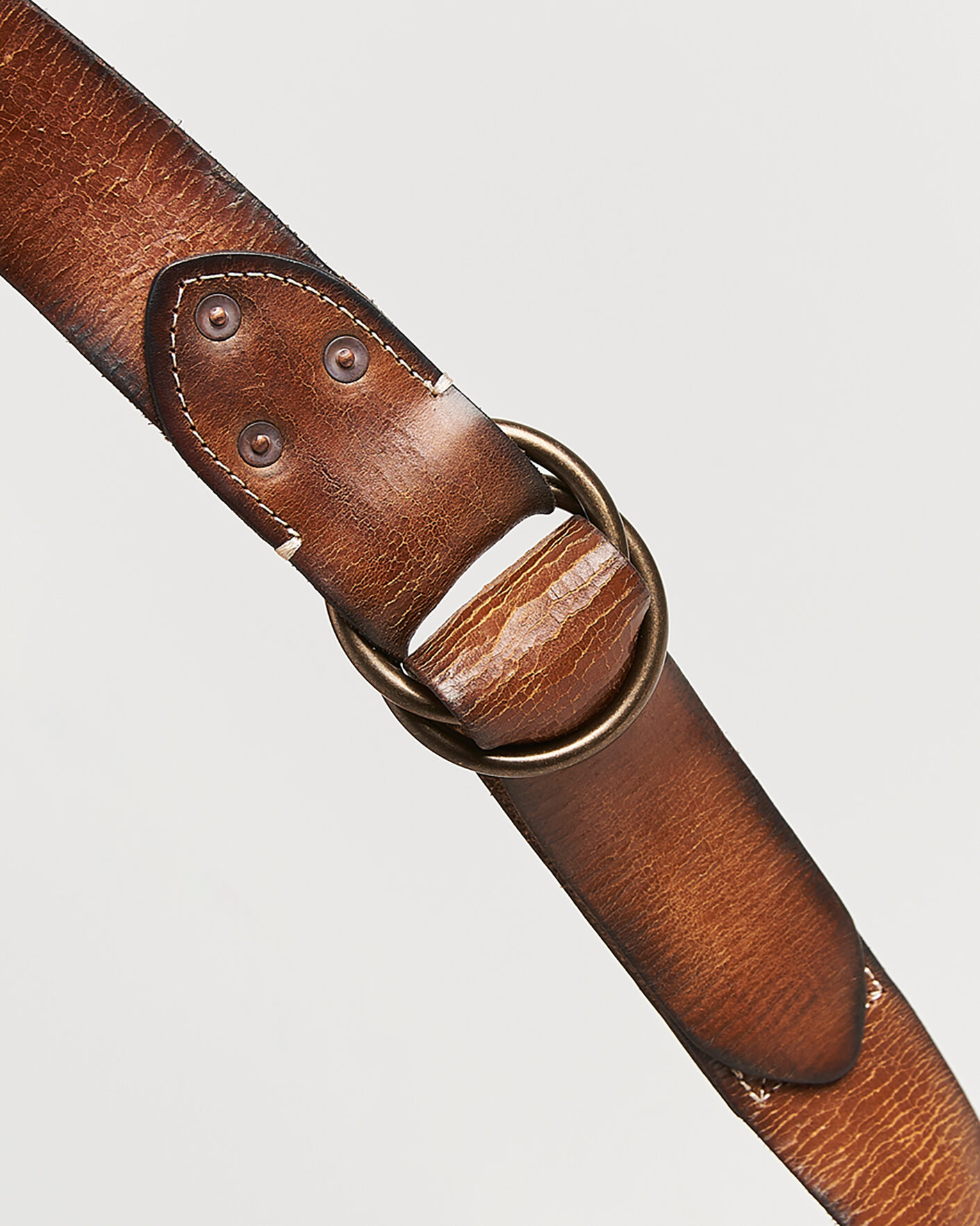 Homme | RRL Ring Belt Vintage Brown | RRL | Ring Belt Vintage Brown