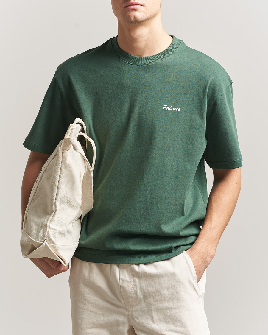 Homme | T-shirts | Palmes | Stitch T-Shirt Dark Green