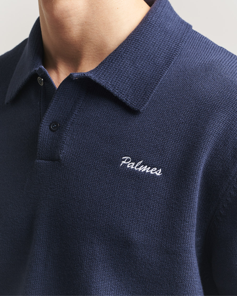 Homme | Polos | Palmes | Cotton Knit Polo Navy