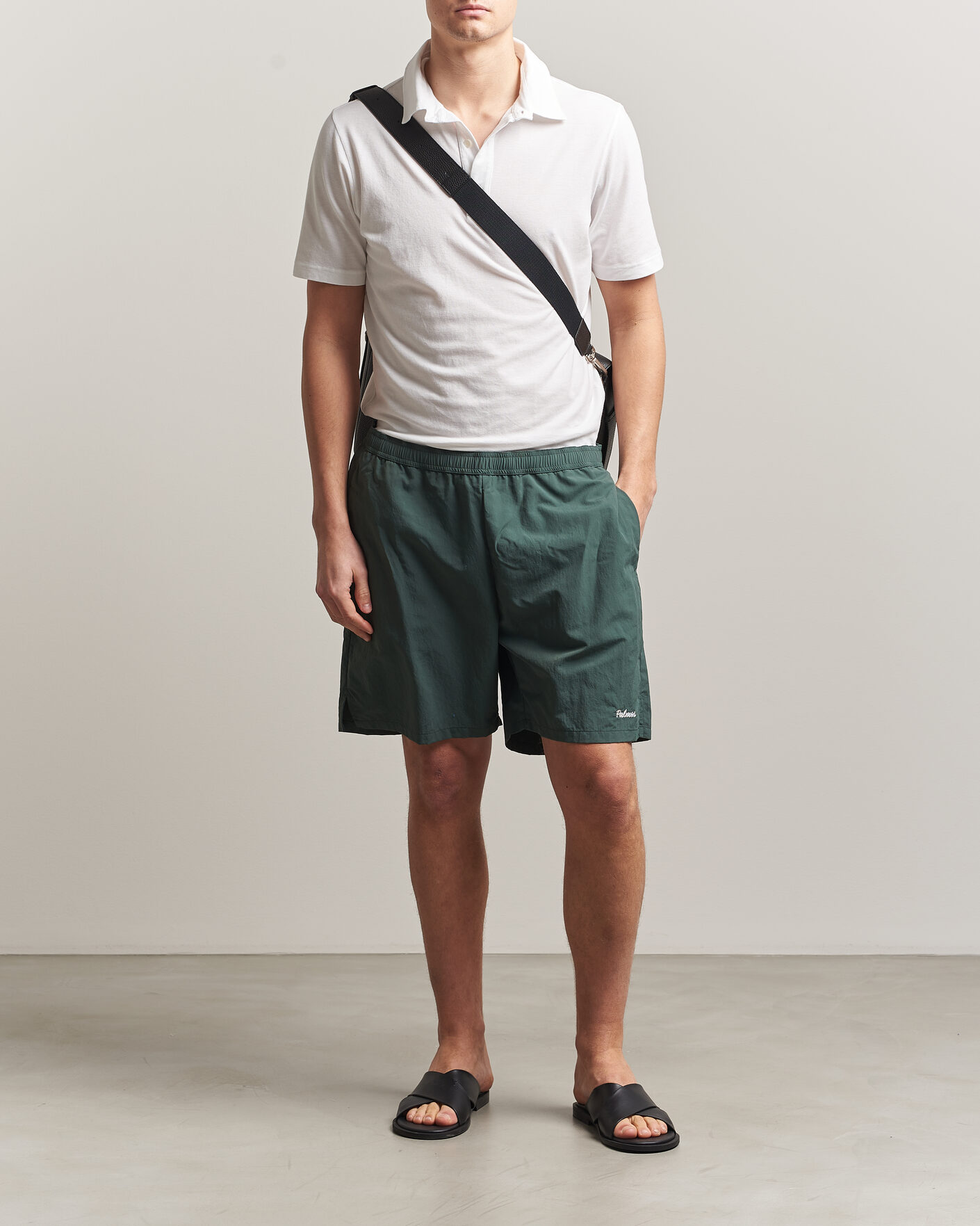 Homme | Shorts | Palmes | Stitch Tennis Shorts Dark Green