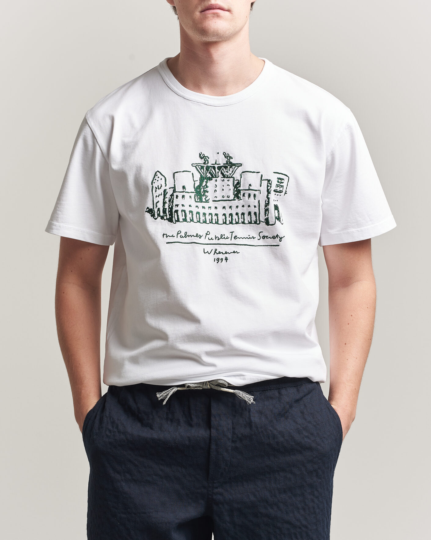 Homme | T-shirts | Palmes | Public T-Shirt White