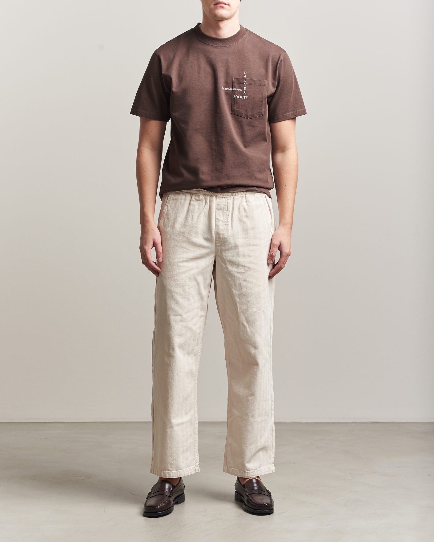 Homme | T-shirts | Palmes | Ramus Pocket T-Shirt Brown