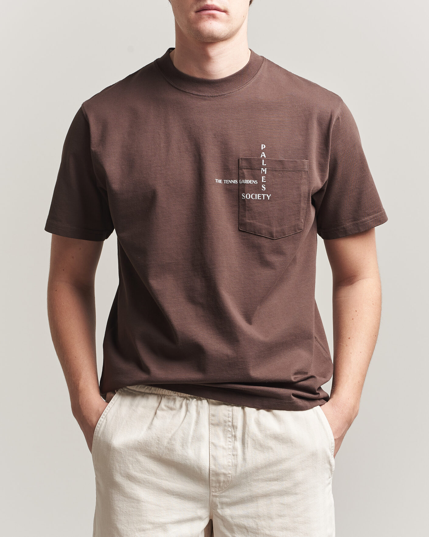 Homme | T-shirts | Palmes | Ramus Pocket T-Shirt Brown