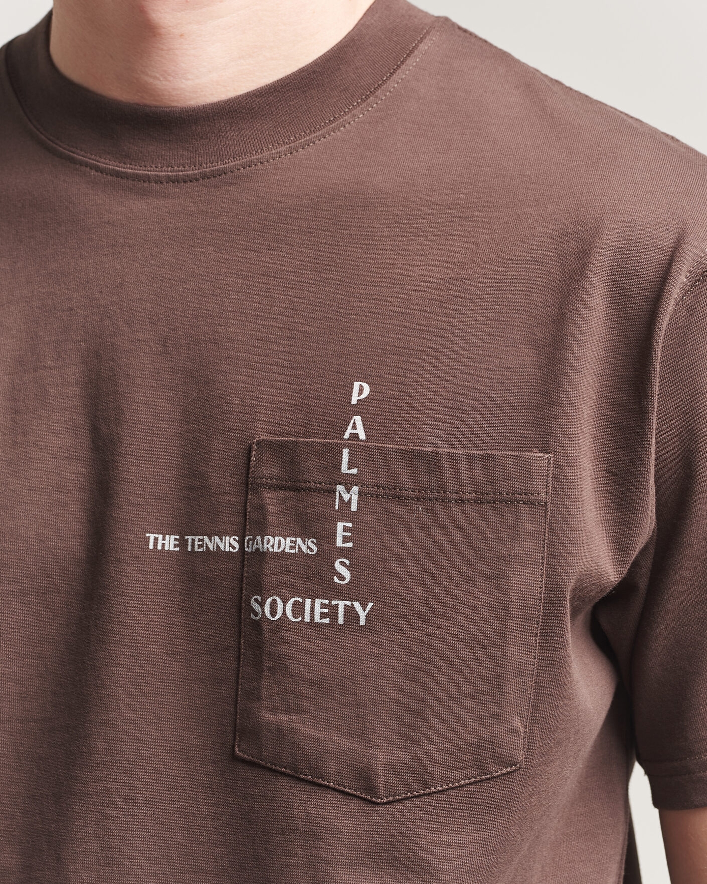 Homme | T-shirts | Palmes | Ramus Pocket T-Shirt Brown
