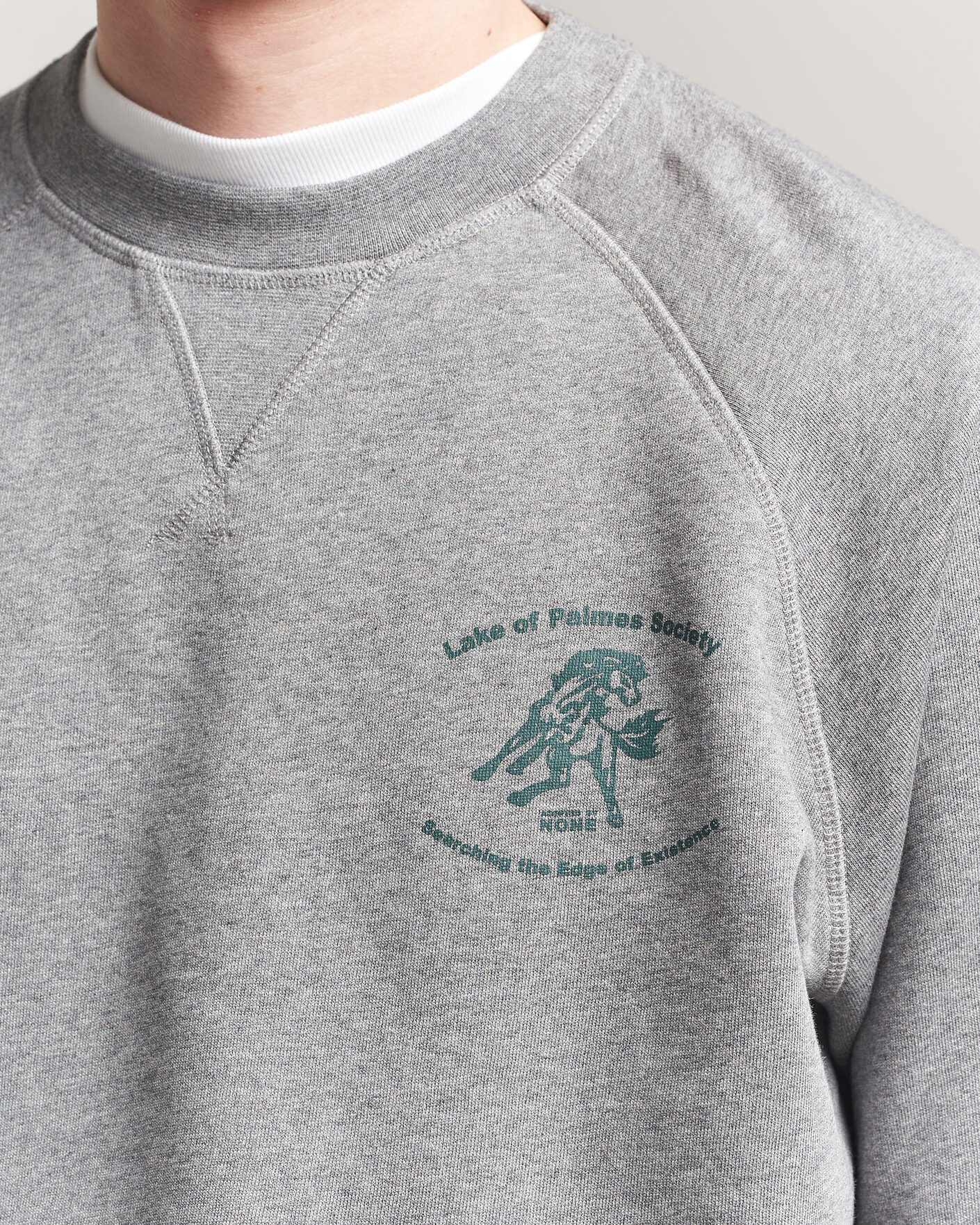 Homme | Pulls Et Tricots | Palmes | Lake Raglan Sweatshirt Grey Melange