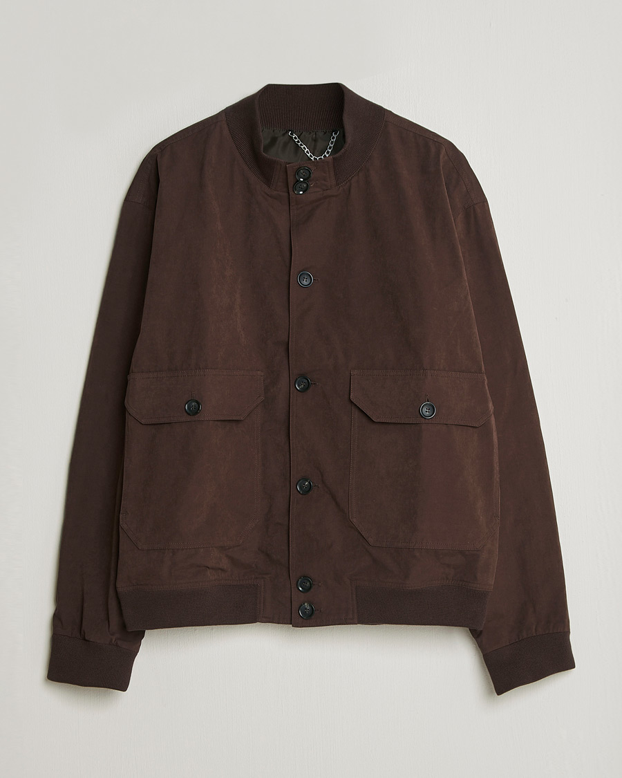 Homme | Manteaux Et Vestes | Palmes | Waxed Cotton Jacket Brown