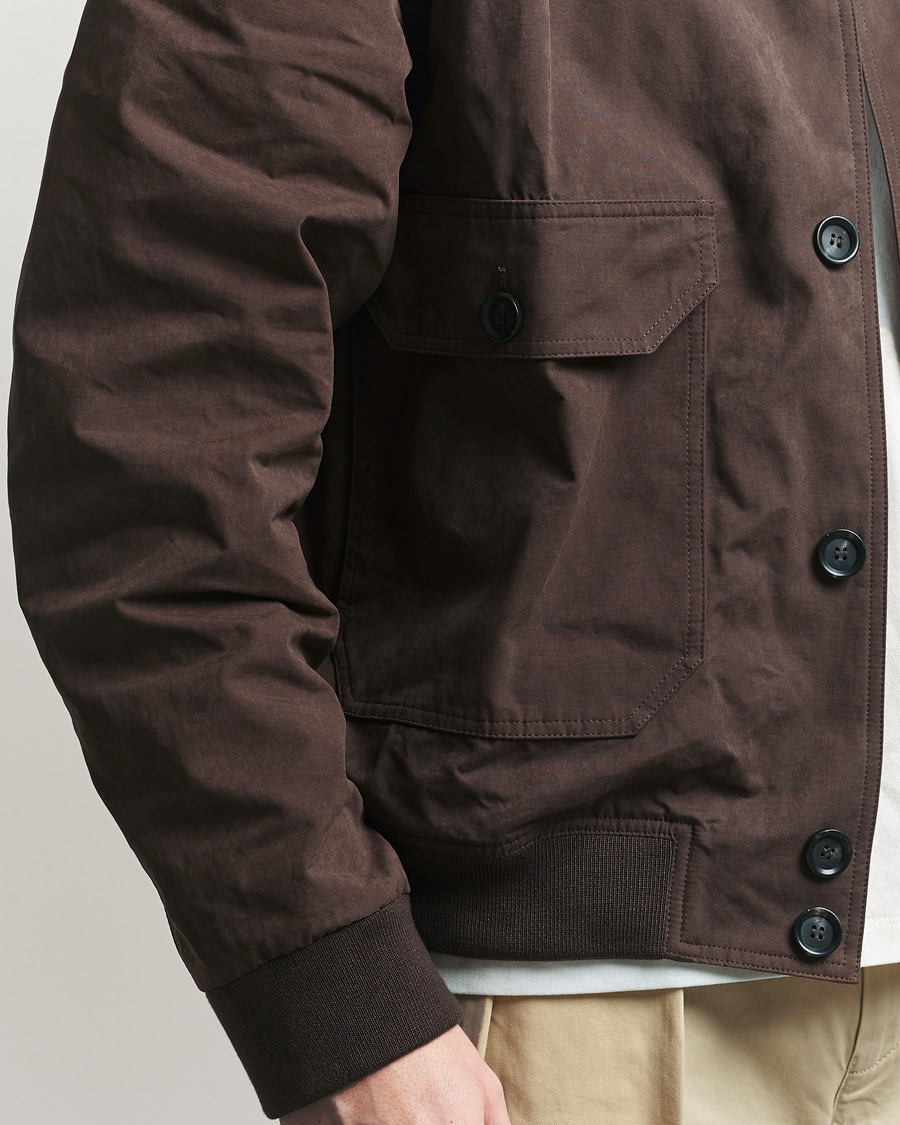 Homme | Manteaux Et Vestes | Palmes | Waxed Cotton Jacket Brown
