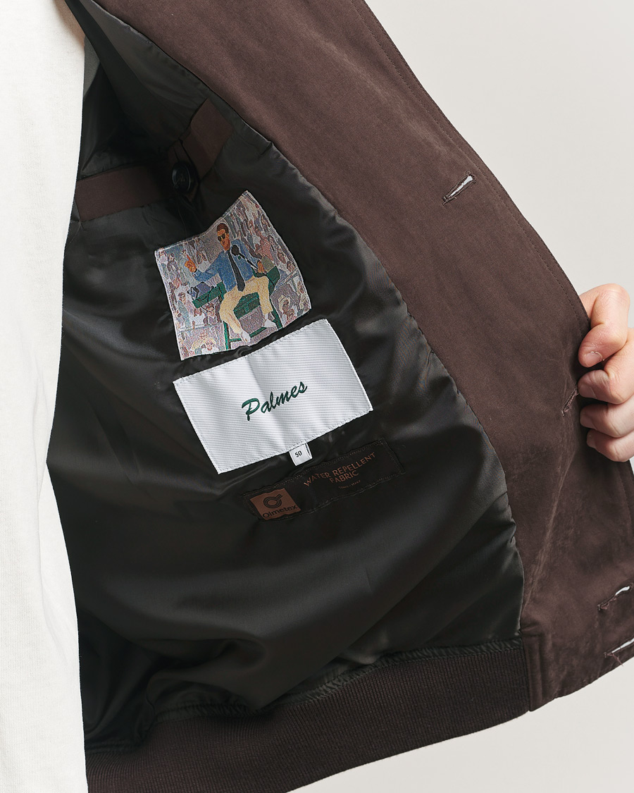 Homme | Manteaux Et Vestes | Palmes | Waxed Cotton Jacket Brown