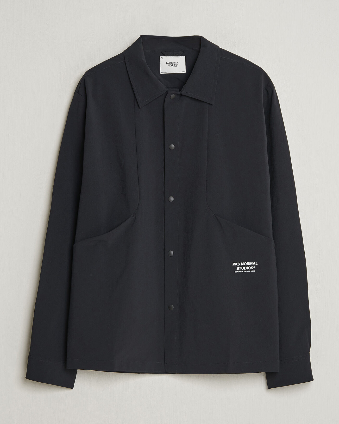 Homme | Chemises | Pas Normal Studios | Off Race Tech Overshirt Black