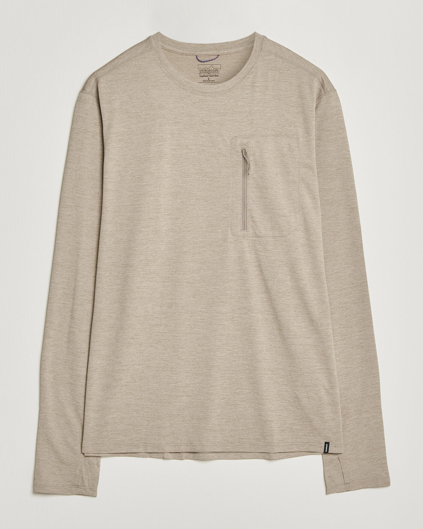 Homme | T-shirts | Patagonia | Cap Cool Long Sleeve Sun Shirt Seabird Grey