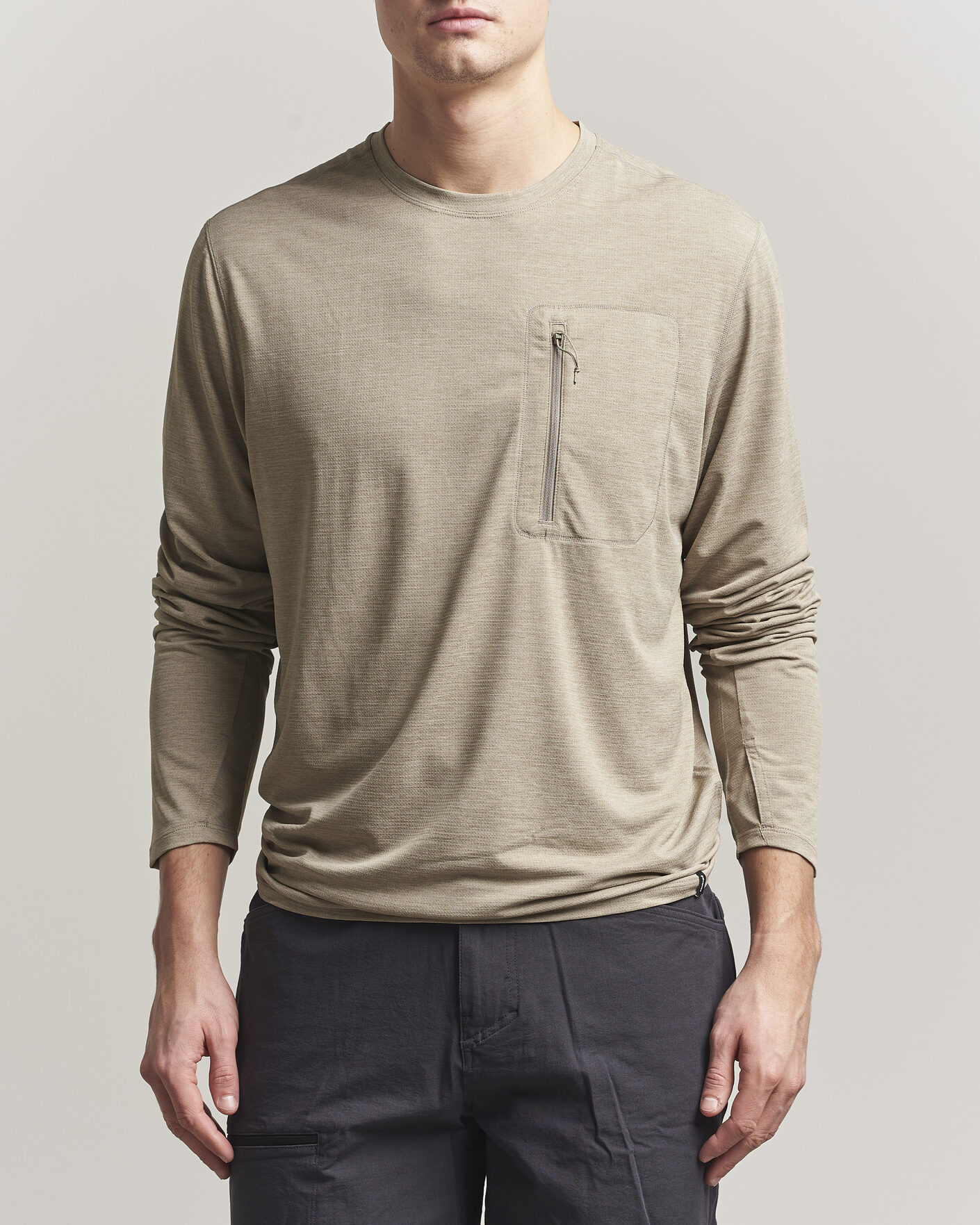 Homme | T-shirts | Patagonia | Cap Cool Long Sleeve Sun Shirt Seabird Grey