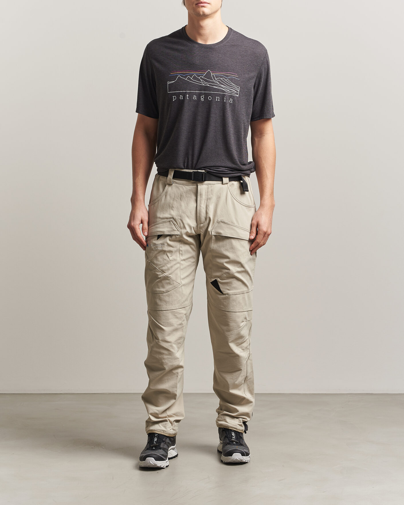 Homme | T-shirts | Patagonia | Cap Cool Trail T-Shirt Ink Black