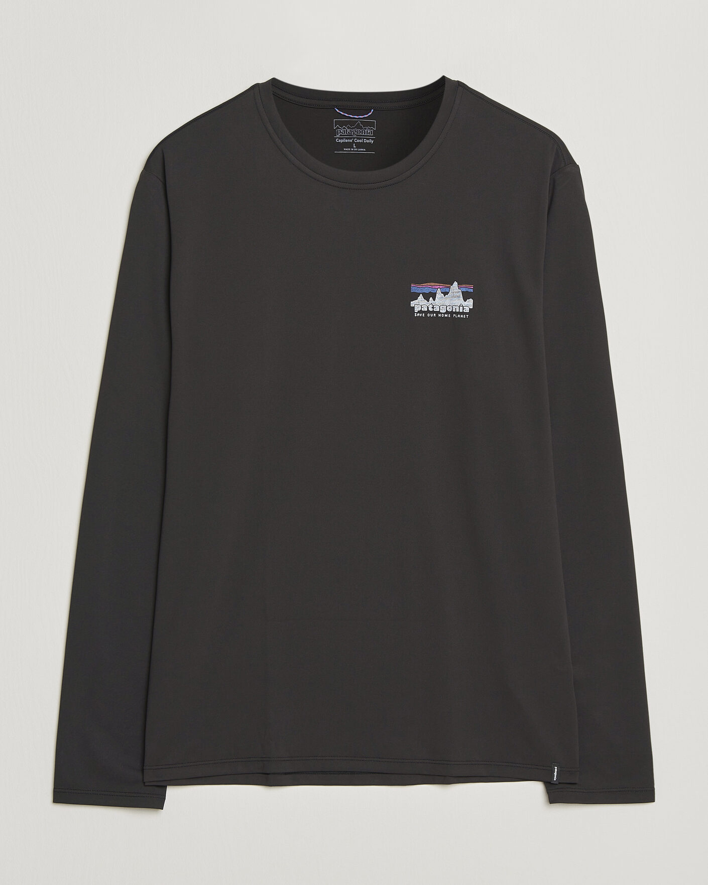 Homme | T-shirts | Patagonia | 73 Skyline Cap Cool Daily Long Sleeve T-Shirt Black