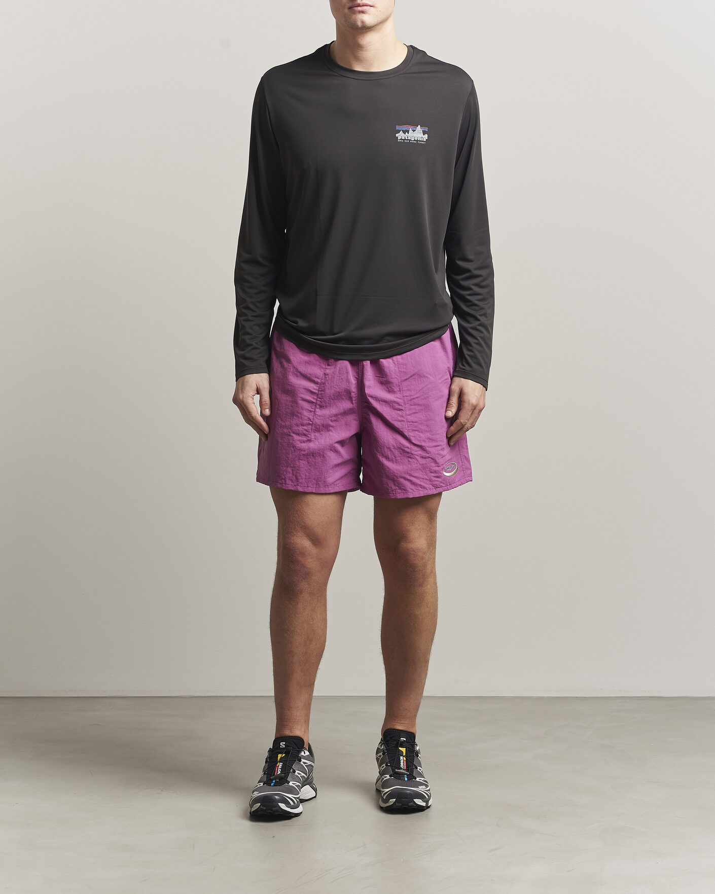 Homme | T-shirts | Patagonia | 73 Skyline Cap Cool Daily Long Sleeve T-Shirt Black