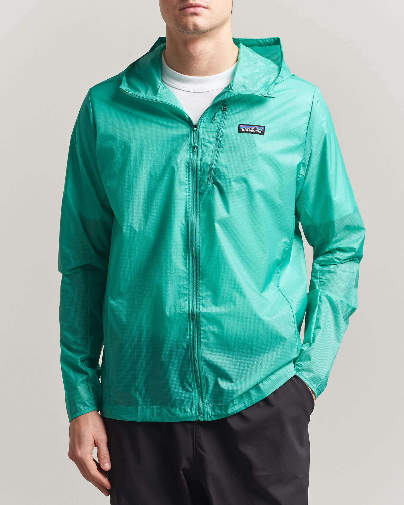 Homme | Manteaux Et Vestes | Patagonia | Houdini Running Jacket Aqua Stone