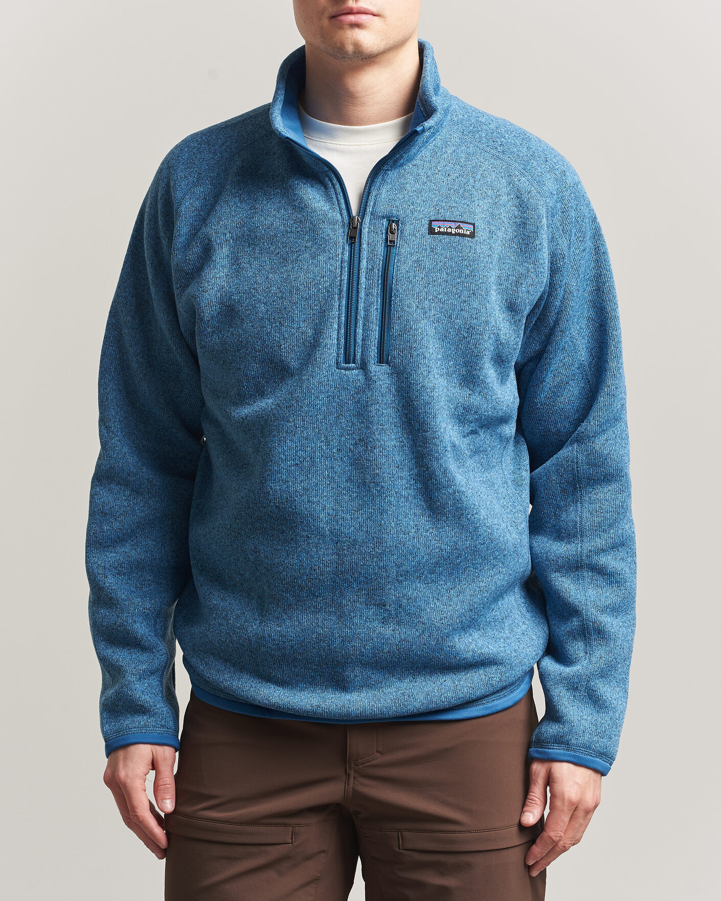 Homme | Pulls Et Tricots | Patagonia | Better Sweater Half Zip Fleece Jacket Aquatic Blue