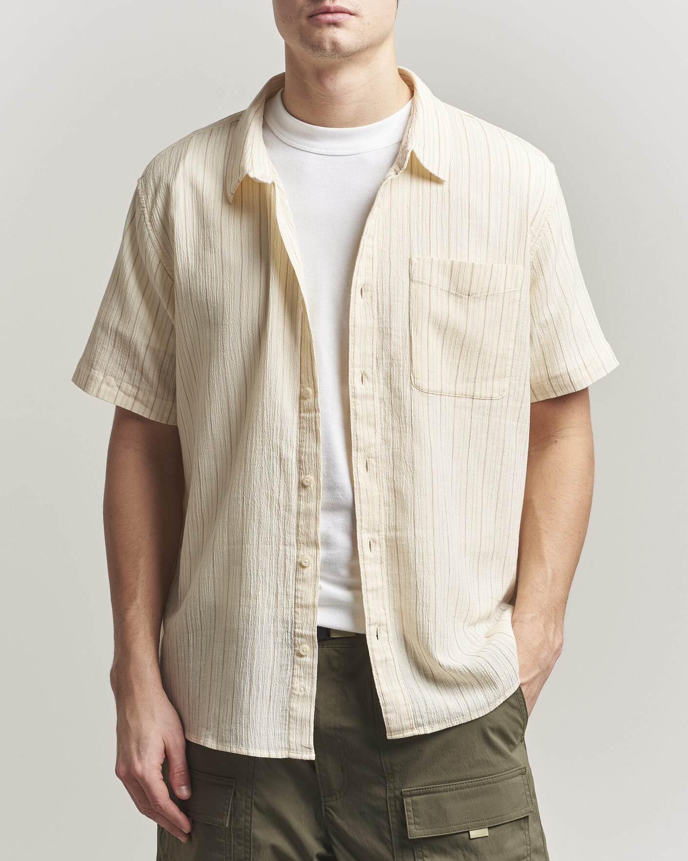 Homme | Chemises | Patagonia | AC Short Sleeve Shirt Natural
