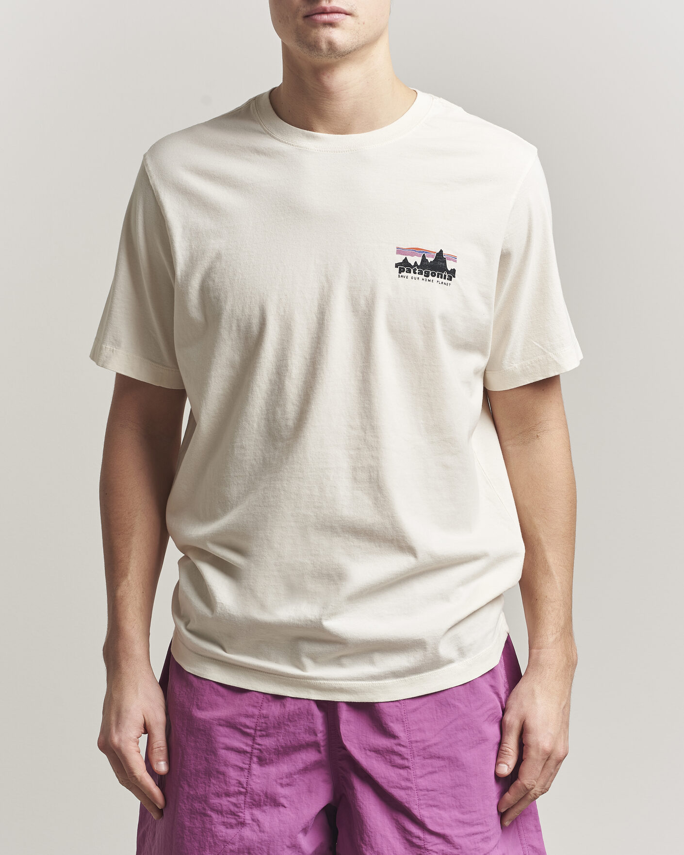 Homme | T-shirts | Patagonia | 73 Skyline Logo T-Shirt Undyed Natural