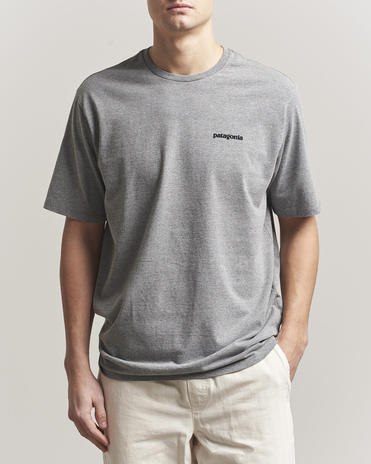 Homme | T-shirts | Patagonia | P-6 Logo T-Shirt Gravel Heather