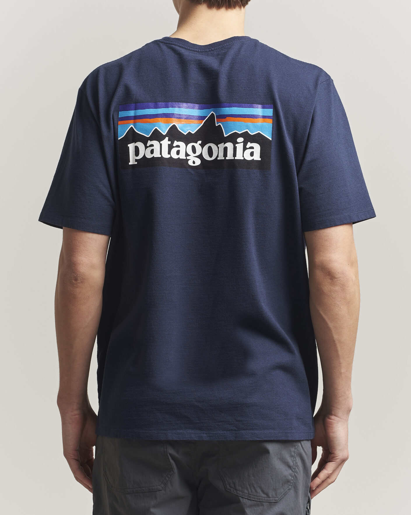 Homme | T-shirts | Patagonia | P-6 Logo T-Shirt New Navy