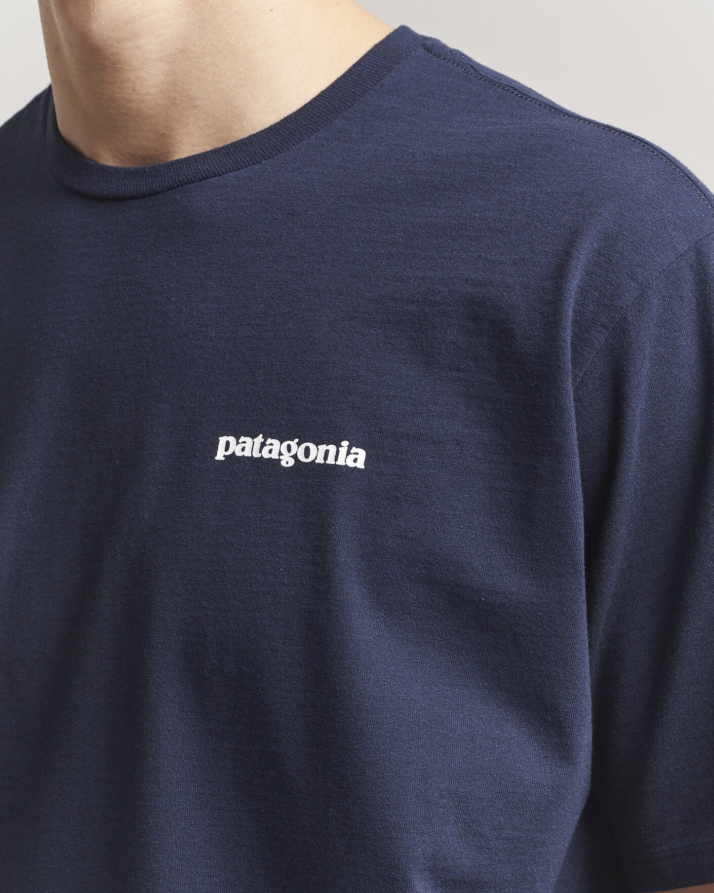 Homme | T-shirts | Patagonia | P-6 Logo T-Shirt New Navy