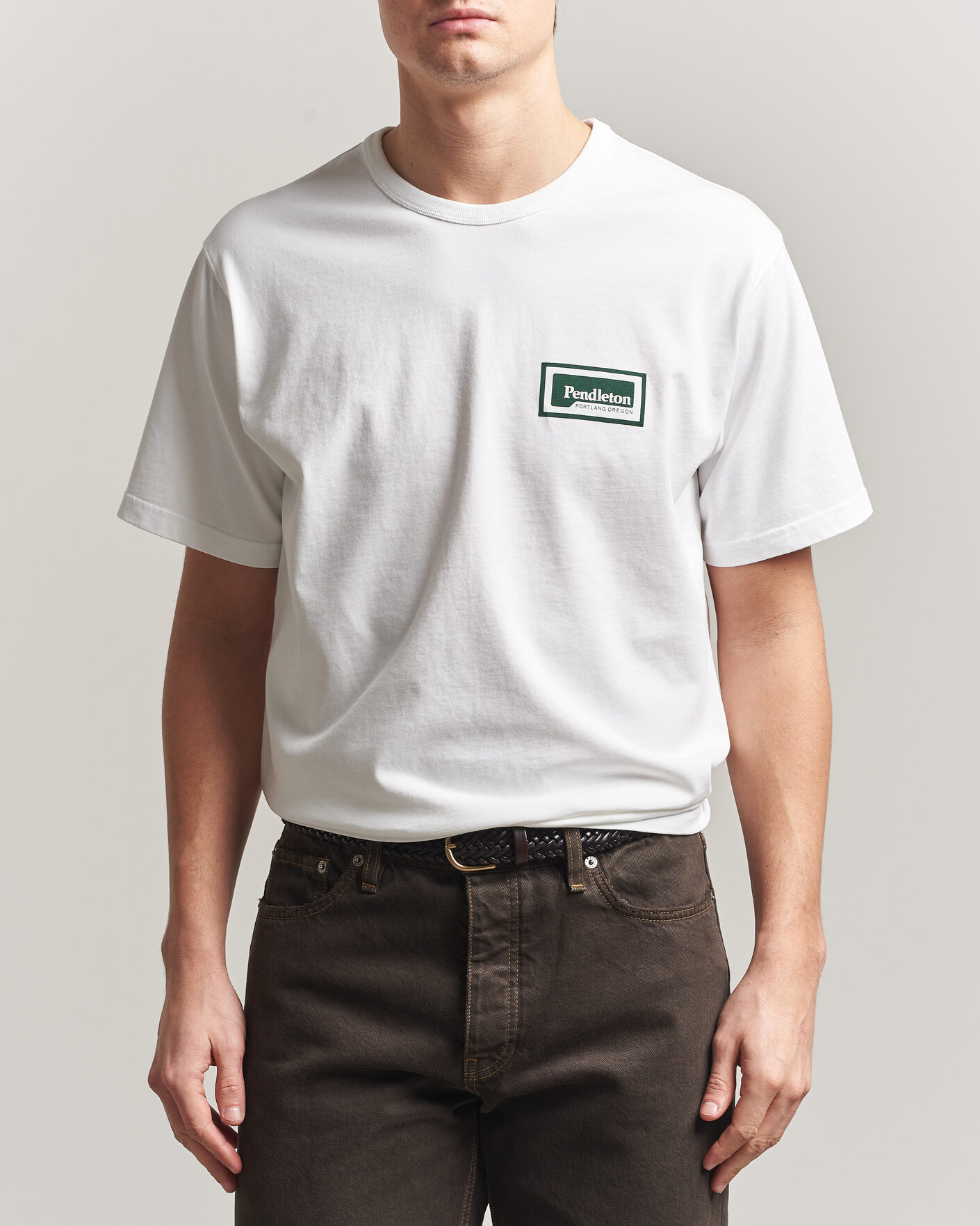 Homme | T-shirts | Pendleton | Patch Graphic Tee White