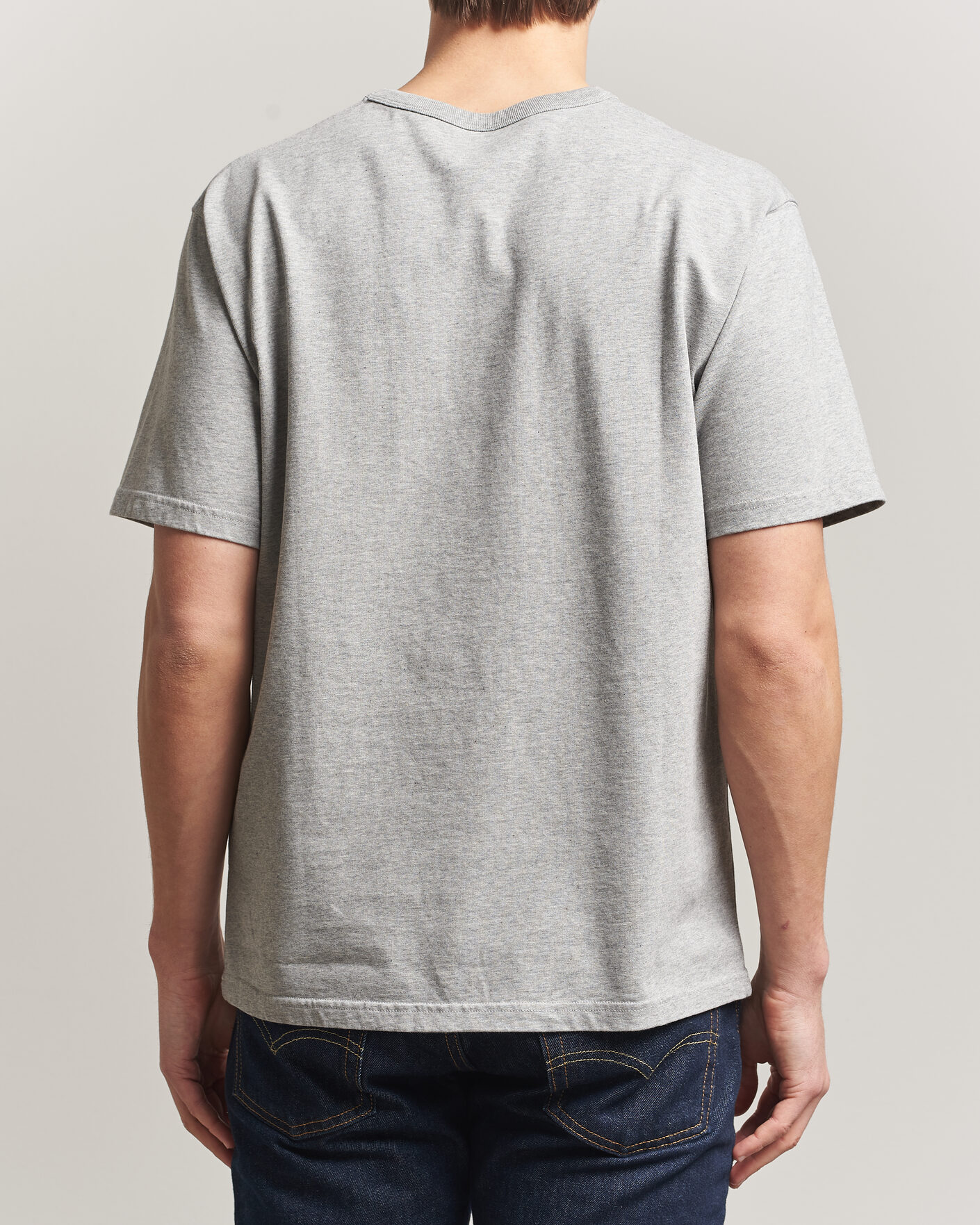 Homme | T-shirts | Pendleton | Heavyweight P Tee Ash Heather Grey