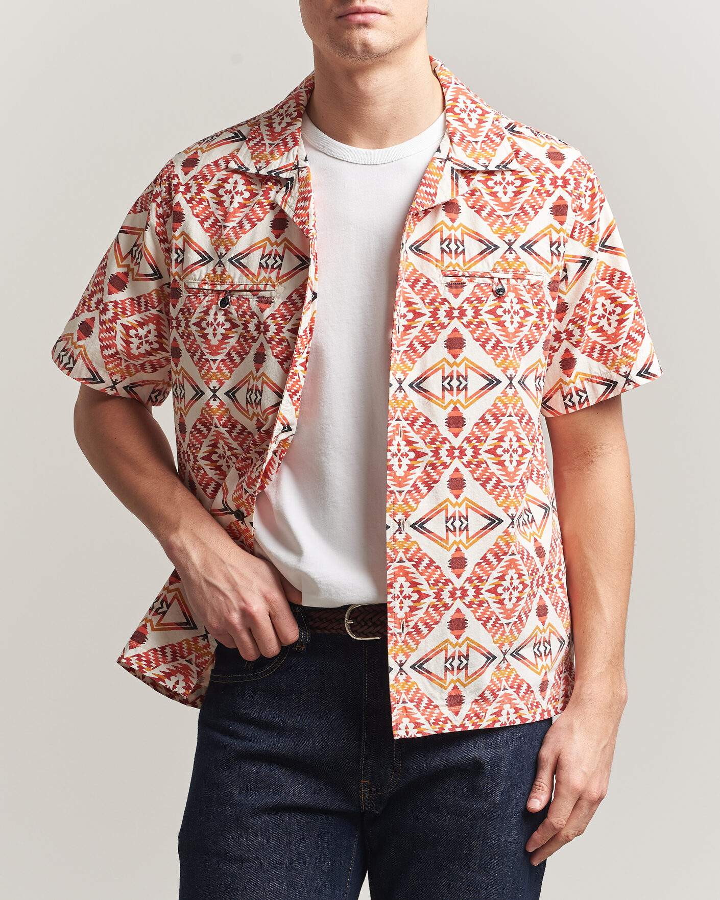 Homme | Chemises | Pendleton | Camp Shirt Thunder Earthquake/Cream