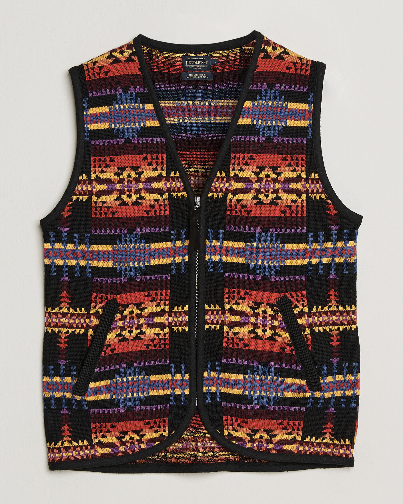 Homme | Pulls Et Tricots | Pendleton | Jacquard Vest Black