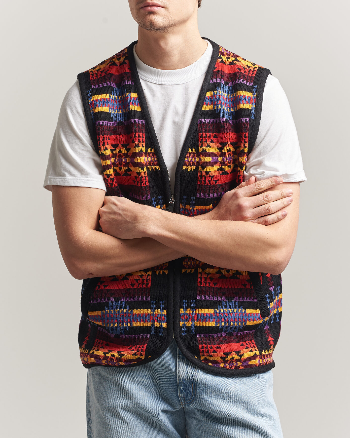 Homme | Pulls Et Tricots | Pendleton | Jacquard Vest Black