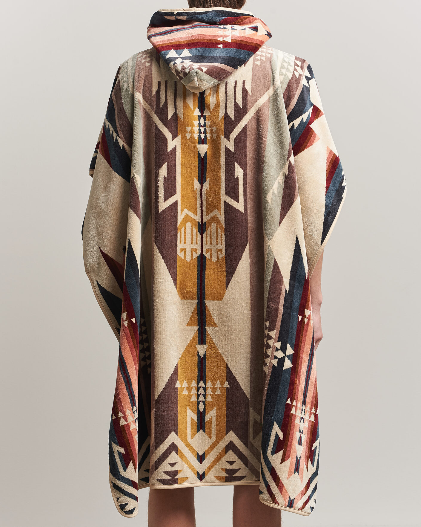Homme | Pendleton Jacquard Hooded Towel White Sands Tan | Pendleton | Jacquard Hooded Towel White Sands Tan