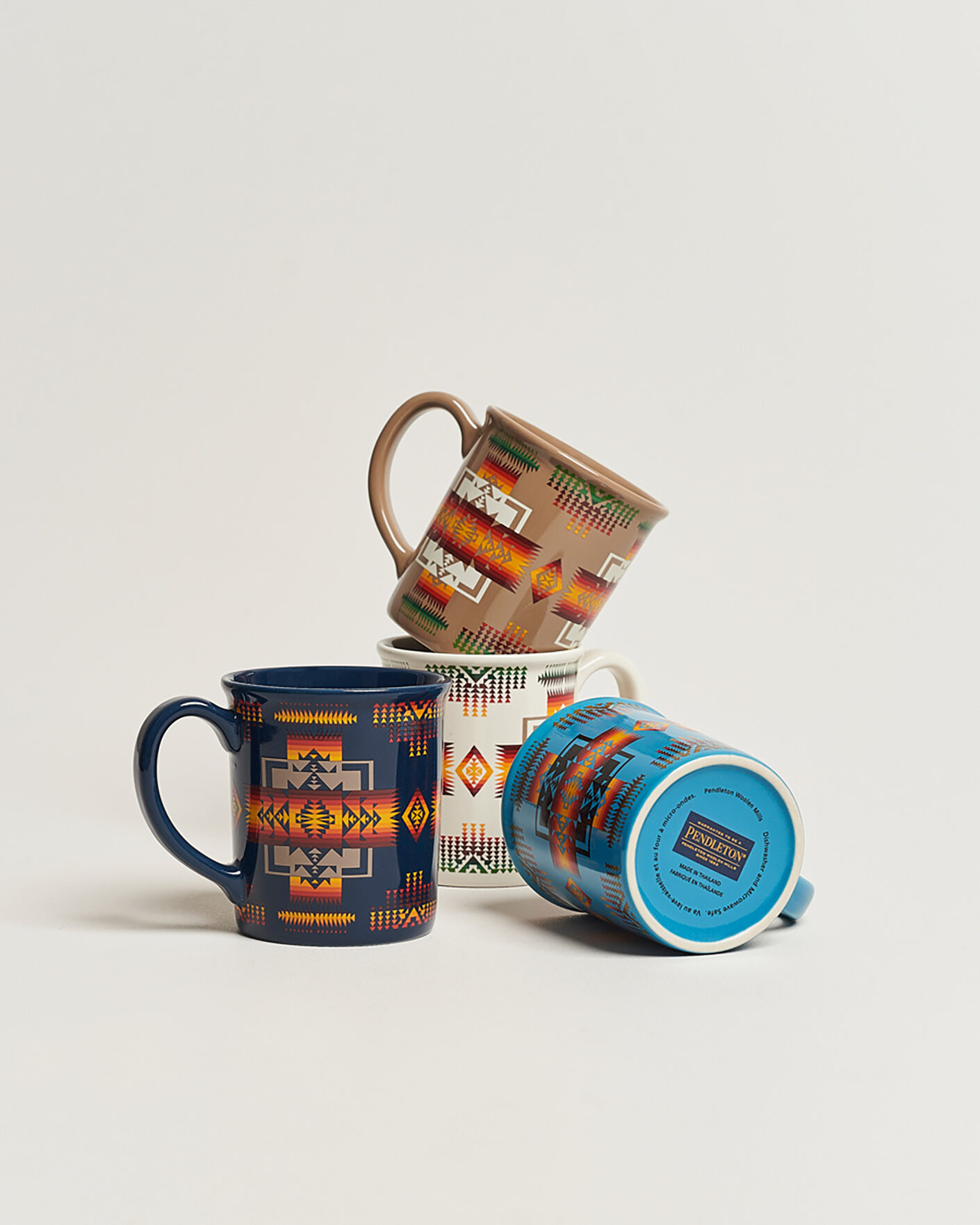 Homme | Pour La Maison | Pendleton | 4-Pack Ceramic Mug Set Chief Joseph