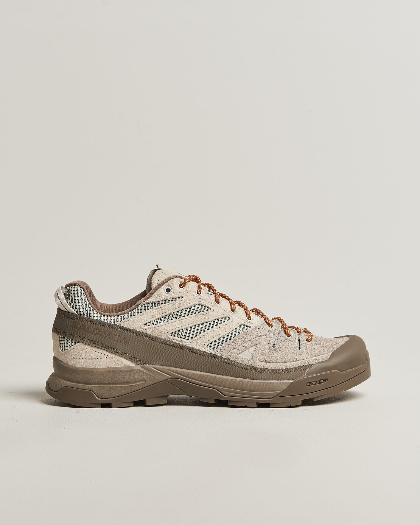 Homme | Chaussures de trail | Salomon | X-ALP Woven Sneakers Walnut/Silver Cloud