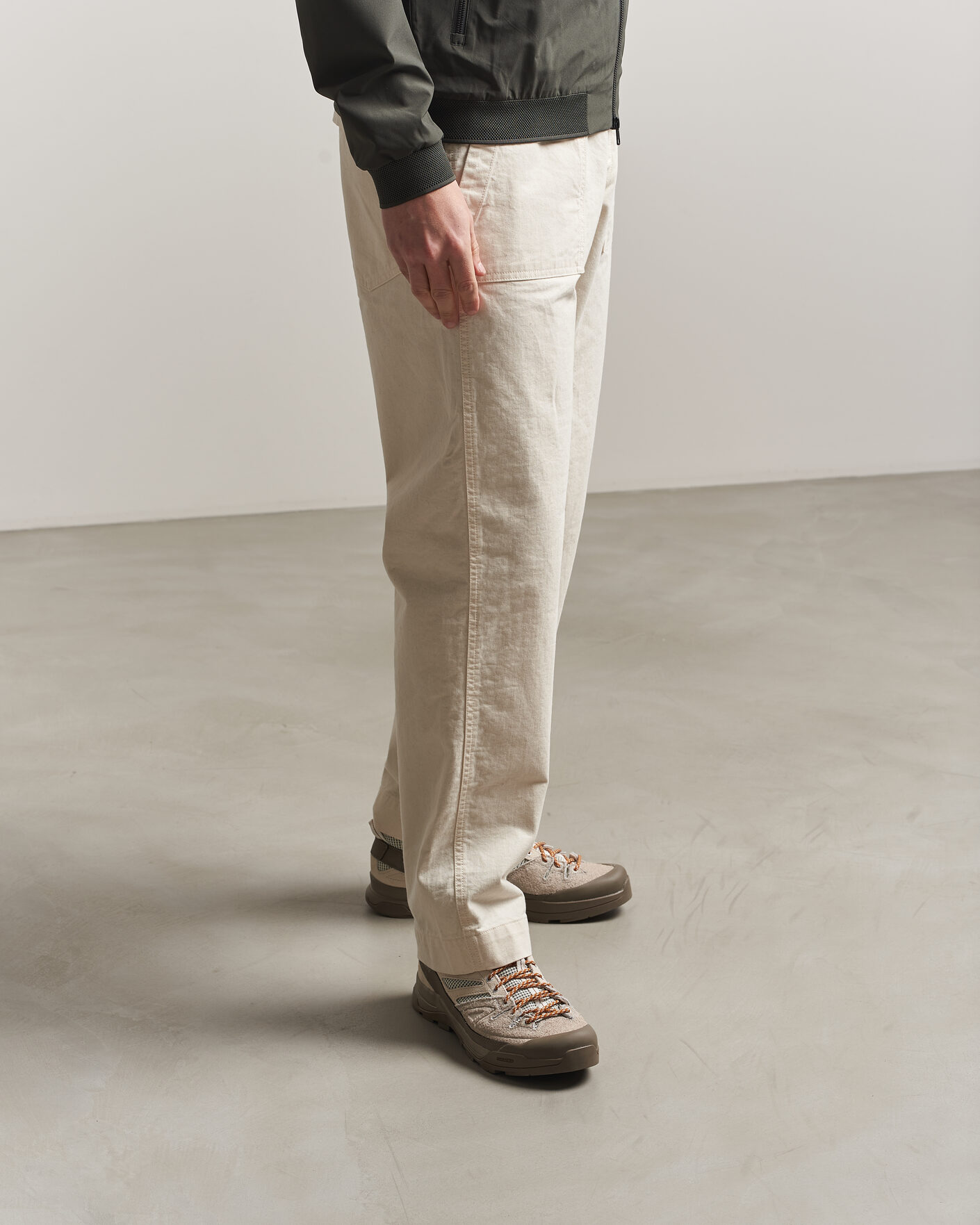 Homme | Chaussures de trail | Salomon | X-ALP Woven Sneakers Walnut/Silver Cloud